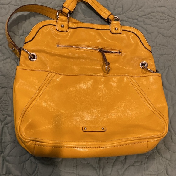 Nine West soft leather,mustard yellow - Picture 2 of 6